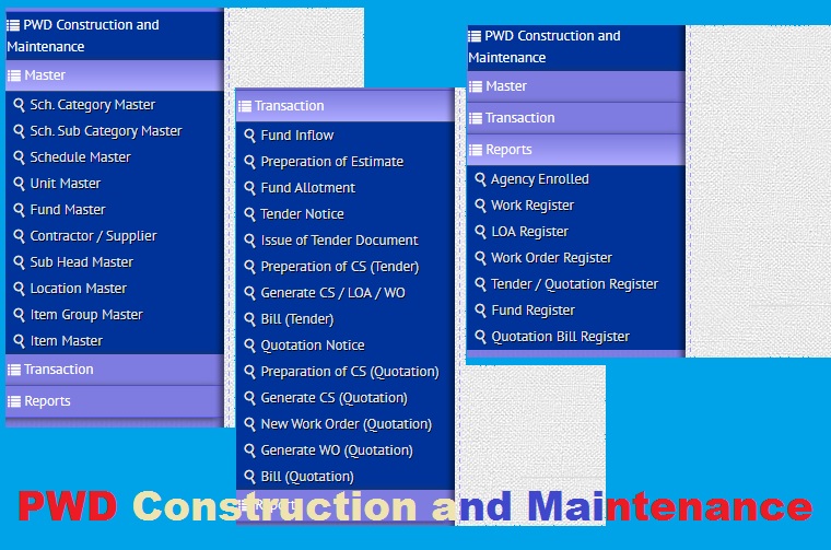 PWD Construction and Maintenance Web Platform