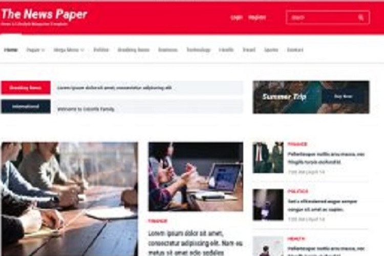 NEWS / MAGAZINE WEBSITE